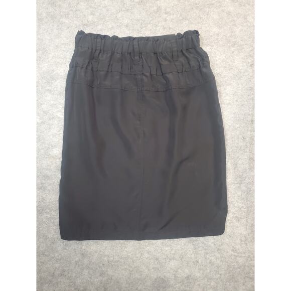 Women's Derek Lam For Design Nation M Black Drawstring Midi Utillity Skirt - Picture 2 of 7